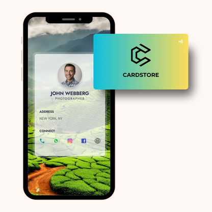 CARDSTORE | SMART PVC NFC Digital Business Cards |NFC Card (CG1003)